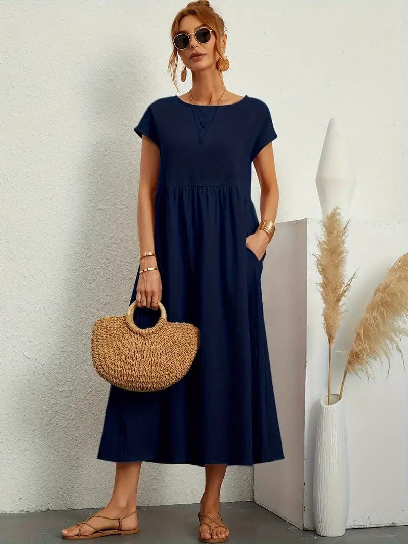 Eliza™ Vestido casual com bolsos