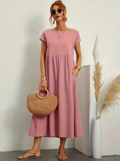Eliza™ Vestido casual com bolsos