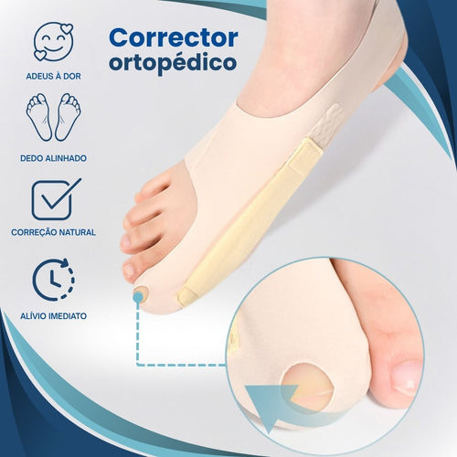 Corretor ortopédico ajustável para joanete