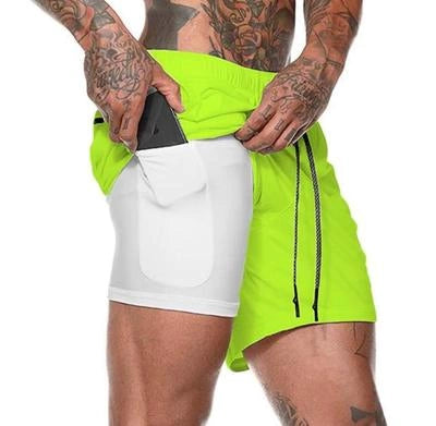 Shorts Dry Fit 2 em 1 Compressão Speedbreaker