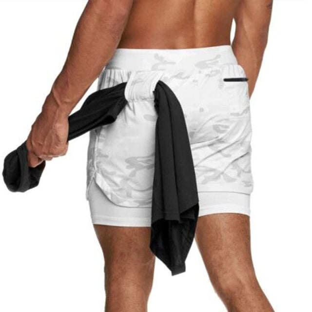 Shorts Dry Fit 2 em 1 Compressão Speedbreaker