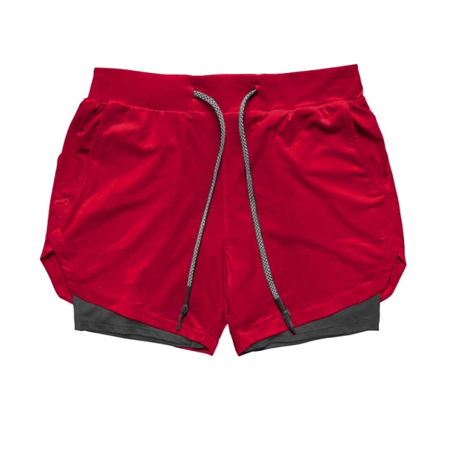 Shorts Dry Fit 2 em 1 Compressão Speedbreaker