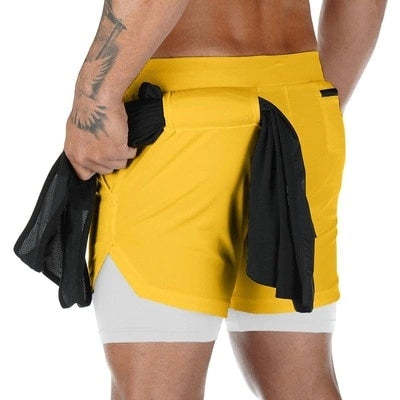 Shorts Dry Fit 2 em 1 Compressão Speedbreaker
