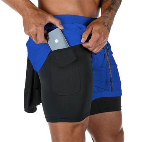 Shorts Dry Fit 2 em 1 Compressão Speedbreaker