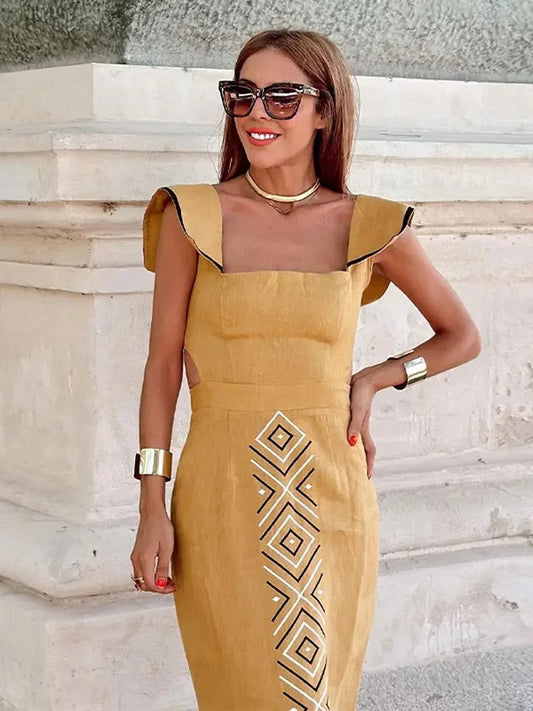 Vestido elegante sem mangas Izzy™