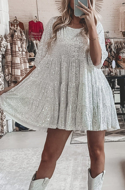 Vestido Glamouroso de Lantejoulas Antonella™