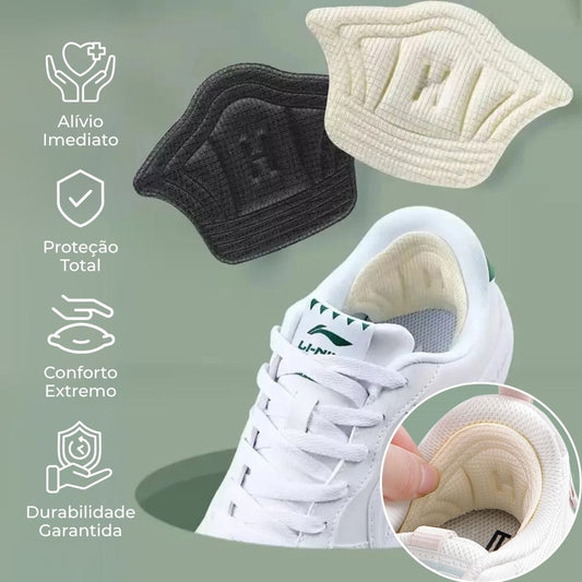 Almofadas de calcanhar ajustáveis para sapatos - 10 peças
