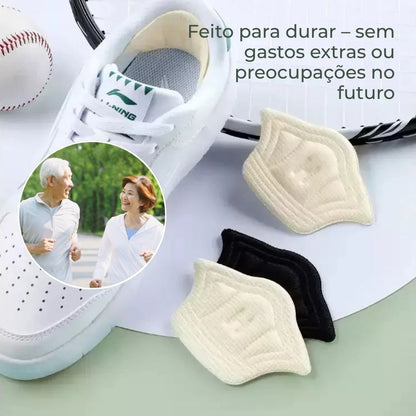 Almofadas de calcanhar ajustáveis para sapatos - 10 peças