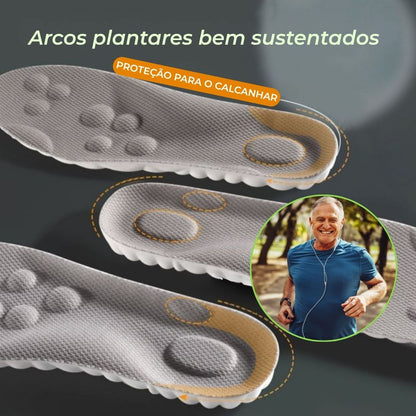 Palmilha Ortopédica 4D